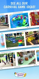 1.7K views | DIY Carnival Game Idea - Rocket Blast. Super easy to set up and loads of fun for all ages. You just need: 5 Large Rings or small hula hoops, string, 12 or more foam rockets and a tree limb that is somewhat horisontal to hang your hoops. So easy for school carnivals, fall festivals, and even family reuinons! #schoolcarnival #carnivalgames #carnivalgames #schoolcarnivalparty #diycarnival #fallfestivalgames #familyreunions #carnivalsavers | Carnival Savers | Facebook