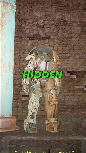 When you always walked past this secret X01 power armor in Fallout 4 #fallout4 #fallout #fallout76