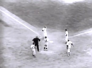 Today In 1957: New York #Yankees star Mickey Mantle and Milwaukee #Braves star Henry Aaron each hit a HR in Game 3 of the World Series at County Stadium! ⚾️ #MLB #Baseball #History #Postseason | Baseball by BSmile