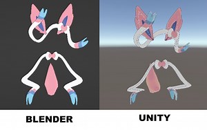 Sylveon ears and tail (Licence commercial) - yumily16 - BOOTH