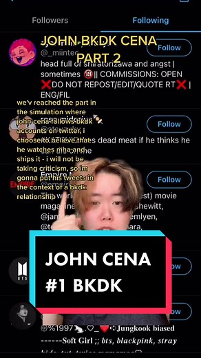 John Cena Bakudeku Twitter Simulation