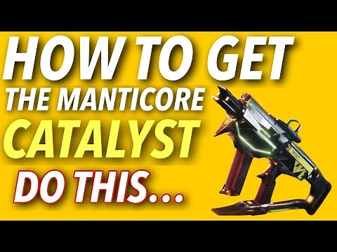 HOW TO GET THE MANTICORE Exotic SMG & CATALYST FAST AND EASY (Destiny 2: Season Of The Seraph)