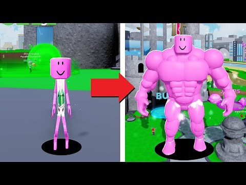 [로블록스] 근육을 가지고 싶어요!!! 열심히 먹고 운동했더니 슈퍼근육피그가 되어버렸다!!!