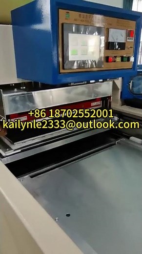 Automatic high frequency embossing machine for PU TPU EVA PVC leather with automatic sliding table