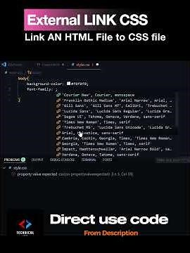 External CSS - Link CSS to HTML in Easy Ways Day-2 #htmlcss #30dayschallenge