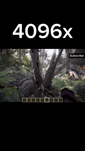 Minecraft 4096 bit resolution #foryou #minecraft #reels #shorts #shortvideo