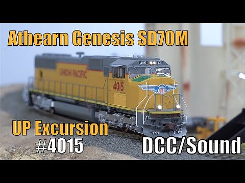 Athearn Genesis HO Scale SD70M DCC Sound Review UP Big Boy 4014 Heritage Excursion