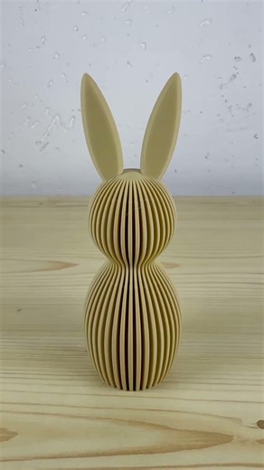 Stylish designer bunny as a great decorative element for Easter. Good model and freely scalable.