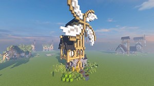 Fantasy House-Windmill Minecraft Map