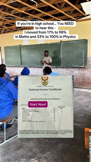 The Great Tutoring Solutions on Instagram: "The mindset shift that moved me from 17% in Maths to 98% and 33% to 100% in Physical Sciences #maths #physics #math #grade12"