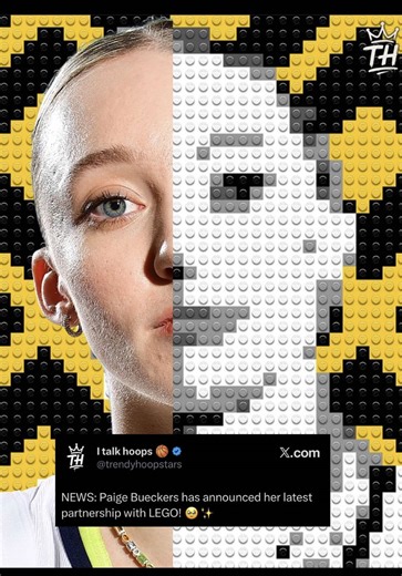 NEWS: Paige Bueckers has announced her latest partnership with LEGO! 🥹✨ This concept is not an official LEGO product. #fyp #wbb #WNBA #paigebueckers #lego