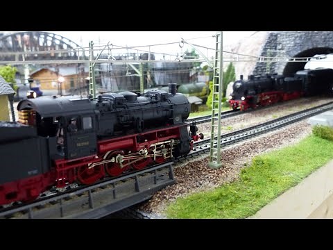 Dampf bei der Reichsbahn Epoche 2 auf Märklin M-Gleis Anlage