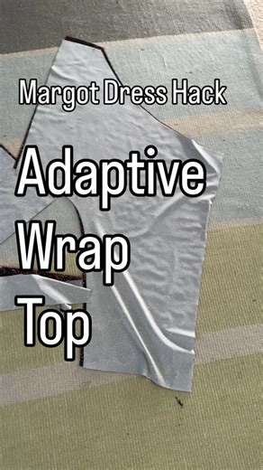 Tony R on Instagram: "This was one of the items I made before Christmas. This is a top I made for my Mum. It’s a @emporia_patterns Margot dress which I have hacked into a top. I simply removed the skirt section and added a double thickness band at the bottom. It is made with a lovely deadstock jersey from @stitch_fabric1 in a ‘fireworks’ design. These tops give the illusion of a wrap, but being jersey they simply slide over the head; the slight batwing to the sleeves also make dressing easier. M