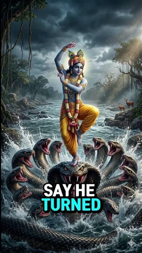 Why Lord Krishna Is Blue 😳 The Hidden Truth! #youtubeshorts #indianmythology #sanatandharma #viral