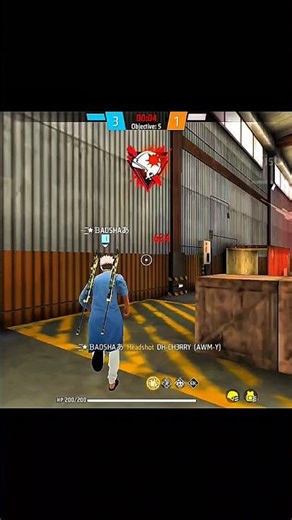 Aura Headshot on AWM ☠️ #awm_headshort #ff #500subcribers #freefire