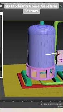 Creating 3D Game Assets in 3dsmax | How To Model it. #3d #3dgamedevelopment