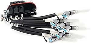 FJ503 17113673 217-3028 12568332 Car Spider Fuel Injector FJ503 W/Retaining Bracket SCPI to MPFI Compatible for Che-vy Chevrol-et 96-05 GMC GM V6 4.3L Gas