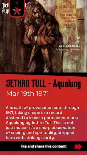JETHRO TULL - Aqualung (1971) #rockreview #onthisday #jethrotull #iananderson #progrock #folk #rock