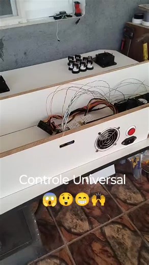 Controle Arcade duplo profissional e universal!? só na #eletroretrogame 😱😲😁🙌