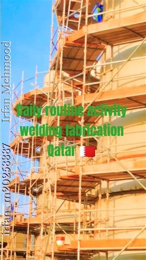 daily routine activity#making oil tank #biodiesel plant Qatar🇧🇭 #the fabrication lab #trendingshorts