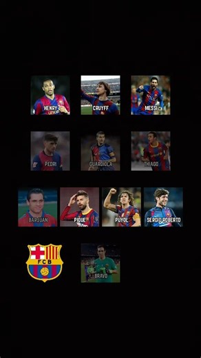 افضل تشكيله في تاريخ برشلونه