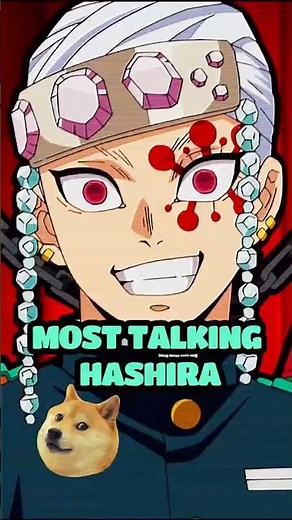 Most talking hashira in demon Slayer😀