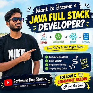 🚀 Want to become a Java Full Stack Developer?💻 Get the complete roadmap from scratch to job-ready!