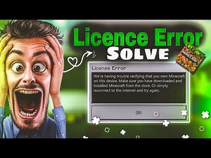How to Fix (SOLVE) Licence Error in Minecraft PE - MCPE Tutorial #minecraft #licence #walkergamer