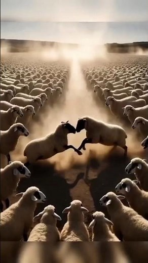 “The Battle of the Sheep: A Meadow Conflict Story | Dramatic Animal Short”