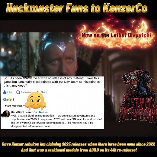 Hackmaster Dead or Alive?