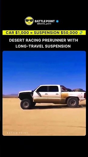 This Truck’s Suspension Costs More Than the Truck Itself 😳🏜️