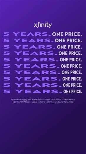 9.5K views · 50 reactions | Go all-in with one consistent WiFi price for 5 years. | Xfinity | Facebook