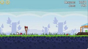 Angry Birds Level 1-4 Walkthrough