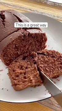 The best #carob #chocolate cake recipe 😍 #shorts #eating #fyp