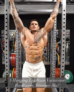 Try These ‘5 Hanging Leg Raise’ Variations & Improve Your Abs! #bodybuilding | Ross Dickerson