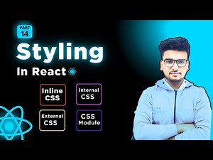 Styling in React | CSS in React | React JS Beginner to Advance | React JS Tutorial