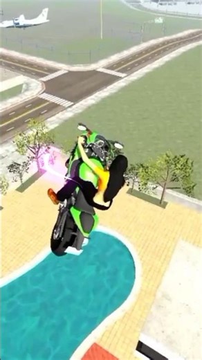 CHARACTER WHATER PARK 🏞️ JUMP CHALLANGE 😱🎊 INDIAN BIKE DRIVING 3D 🎊😍 #shots #viral