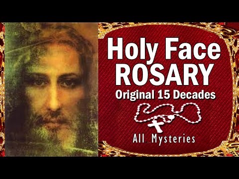 Traditional Rosary of the Holy Face of Jesus Catholic Rosary🩸15 Mysteries Rosary Catholic Prayer