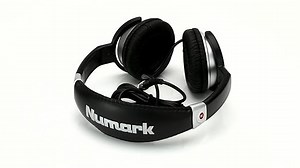 Numark HF125 Kompakter Recording und Studio DJ Kopfhörer mit 1.8m Kabel, 40mm-Treiber für erweiterten Frequenzgang, geschlossenes Design für Bassklang