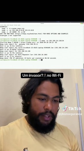 Estudando Rede: Descobrindo Invasores com Nmap