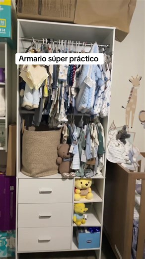 Clóset Armario Práctico y Accesible para Bebés