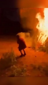 He Wanted a Bonfire. He Got a 15-Foot Fireball. Gasoline doesn’t just burn — its vapors explode. By the time he lit the pile, a cloud of fumes had already formed around it. Using a spray can and lighter ignited the entire vapor cloud at once. ▫️ Instant fireball. ▫️ Standing just feet away. ▫️ Zero time to react. ⚠️ Never use gasoline to start a fire. Vapors are invisible, fast, and unforgiving. 🎥This video is being used for educational ano analytical purposes under the purposes of Fair Use. #z