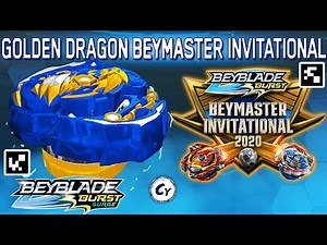 BEYMASTER QR CODE GOLDEN DRAGON BEYMASTER INVITATIONAL 2020 BEYBLADE BURST APP
