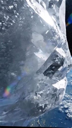 From orbit, a crystal-like meteor drifts through space and narrowly misses Earth. No flames, no chaos — just a silent pass as it skims above the atmosphere, light bending through its translucent structure. Moments like this are easy to miss, yet they remind us how close and dynamic our space environment really is. One small change in trajectory and the outcome would be very different. #fblifestyle | Earth Impacts