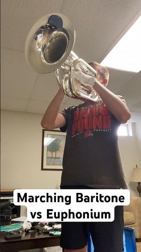 What’s the sound difference between a marching baritone and euphonium? #nglfranchise