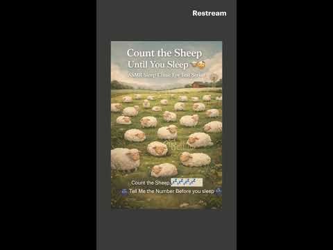 👁️ Count Sheep 🐑 👁️ Until You Sleep | ASMR Sleep Clinic Eye Test Series #find #games