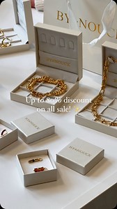 Get 30% EXTRA discount on all sale with code: SALE30 ✨ #sale #saleseason #shopnow #discount #trending #jewelry | ByNouck | Facebook