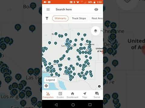 Using FreeRoam to Find Places to Camp