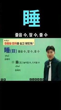 Learning Chinese Characters: Easy and Fast Mastery of Korean, Chinese, and Japanese Characters! 睡...