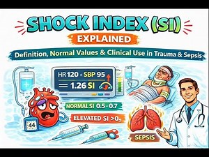 Shock Index (SI) Explained | Definition, Normal Values & Clinical Use in Trauma & Sepsis